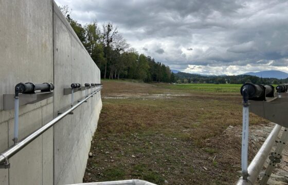 Baška dam – aeration of the spillway perimeter | Kubíček VHS